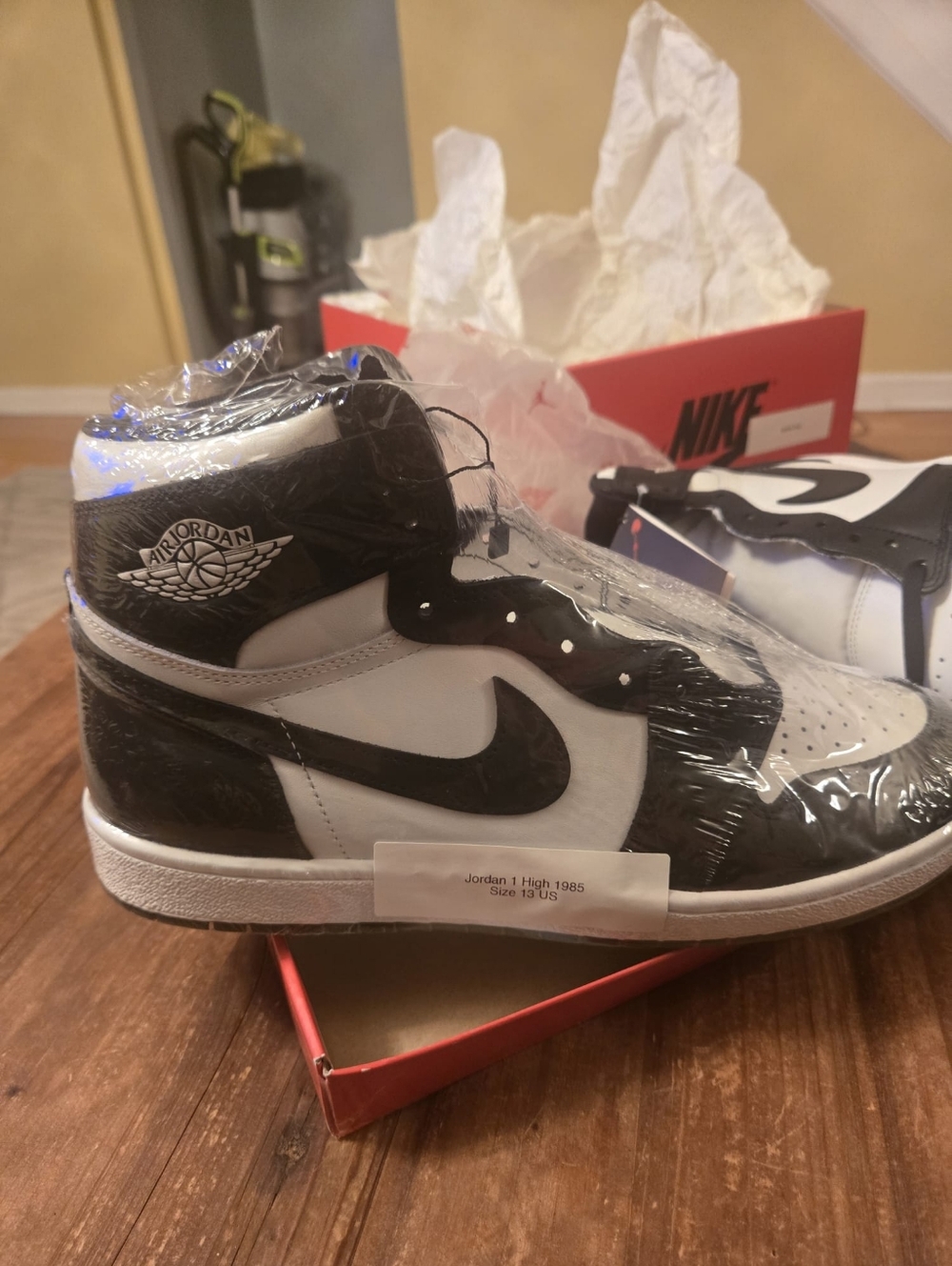 Nike AIR JORDAN 1 High OG '85 Black And White BRAND NEW Size 13 Men